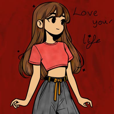 girl in a cute crop top