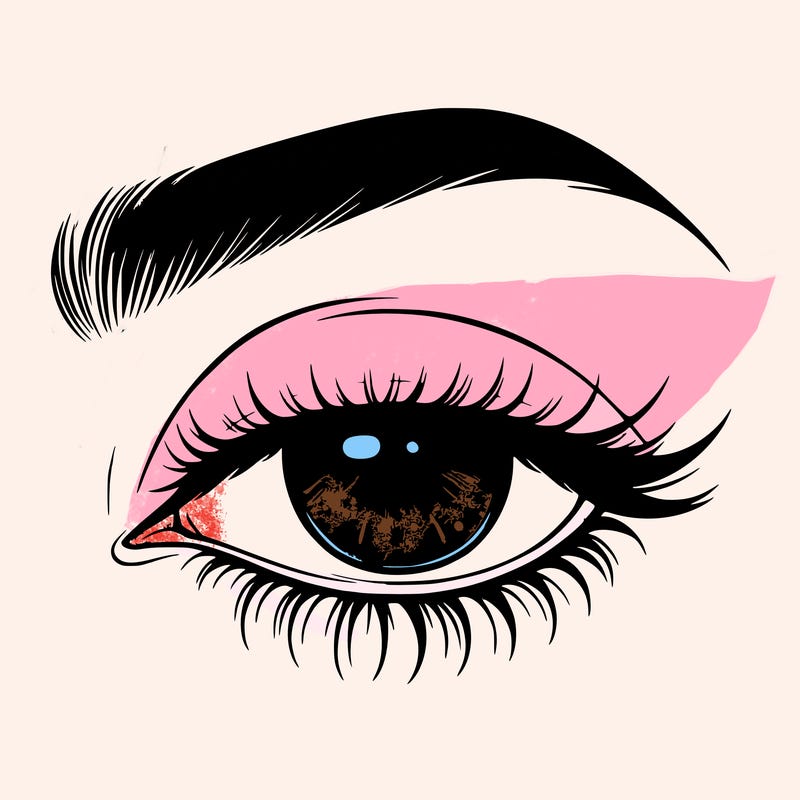 eye closed realistic