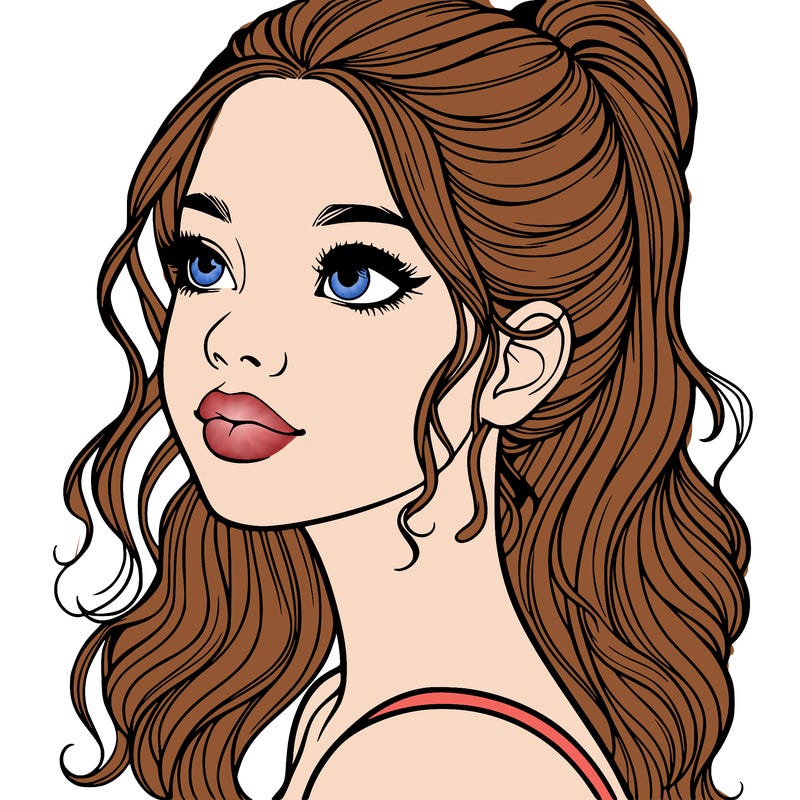 beautiful realistic girl