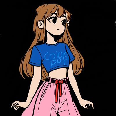 girl in a cute crop top