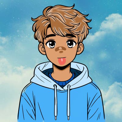 teenager boy with sweatshirt