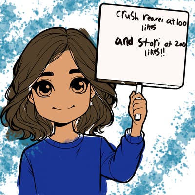 realistic girl holding up a sign