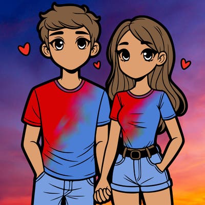 boyfriend and girlfriend