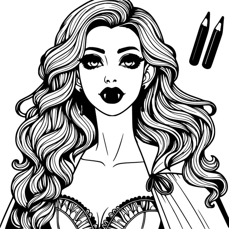 realistic woman vampire