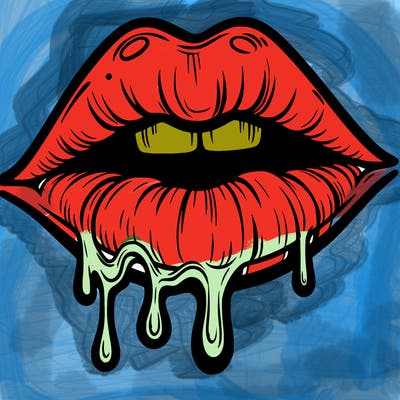 lips that look realistic and drip