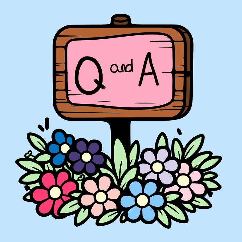 blank sign with flowers around it