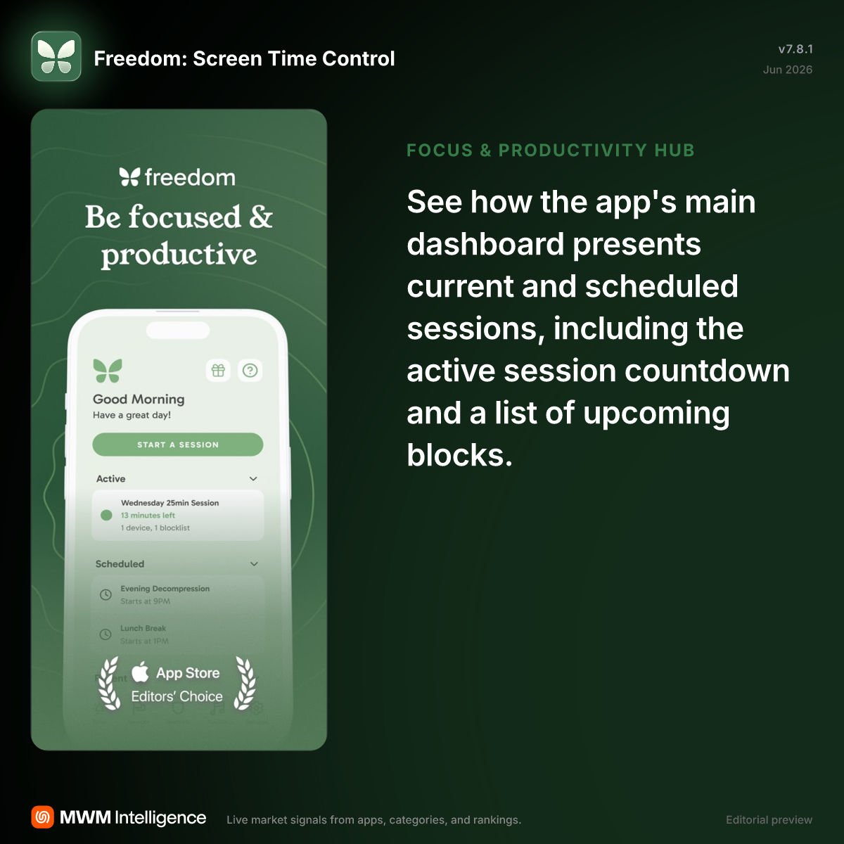 Freedom: Screen Time Control - Productivity App | MWM