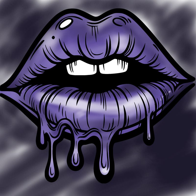 lips that look realistic and drip