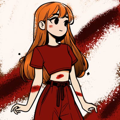 girl in a cute crop top