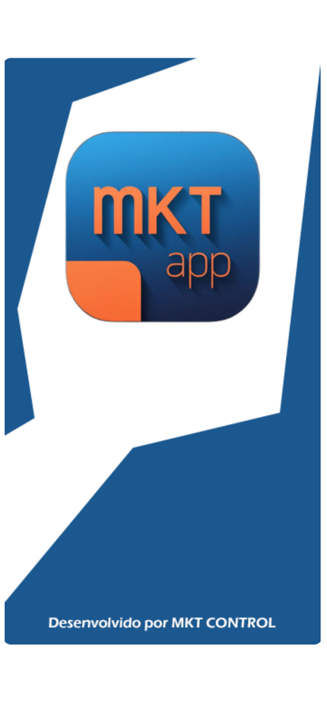 MKT APP - MKT APP splash screen showing the logo for autonomous store access and registration.