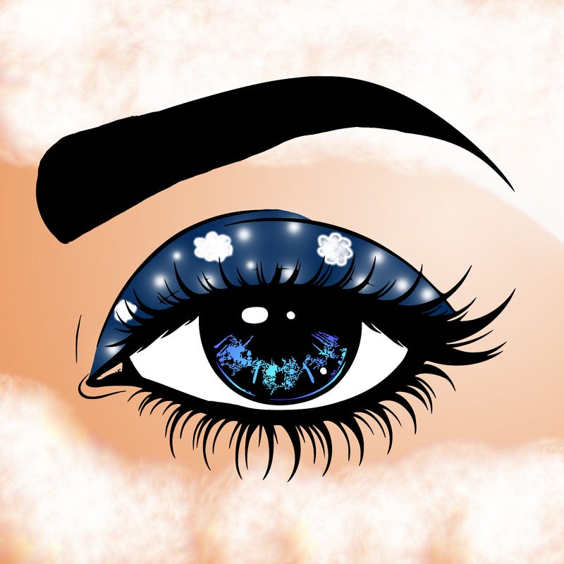 eye closed realistic