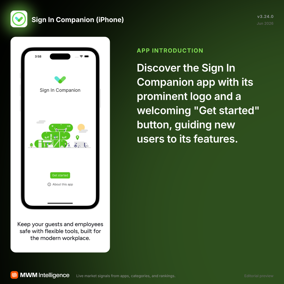 Sign In Companion (iPhone) - Business App | MWM