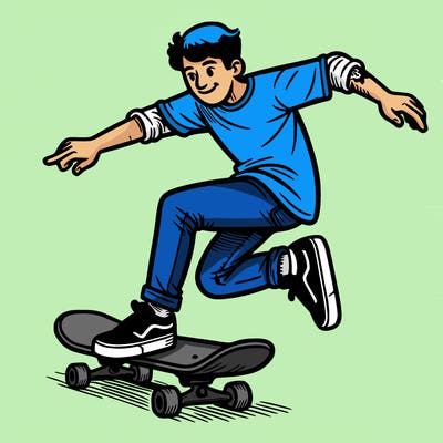 skateboarding