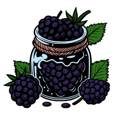 blackberry in jam