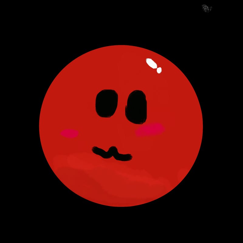 a circle with nothing around it