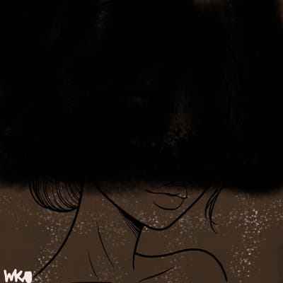 realistic girl with lashes