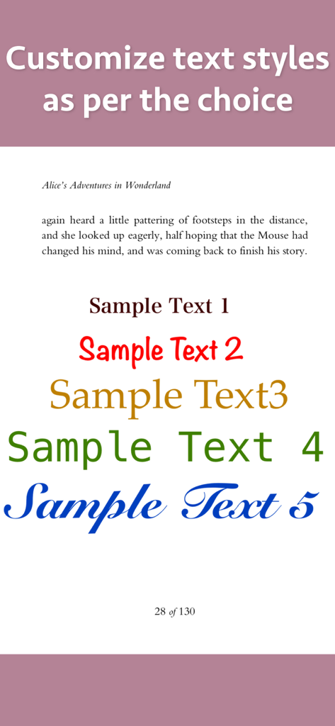 PDF注釈およびマークアップ用のさまざまなカスタムテキストスタイル、フォント、色のデモンストレーション