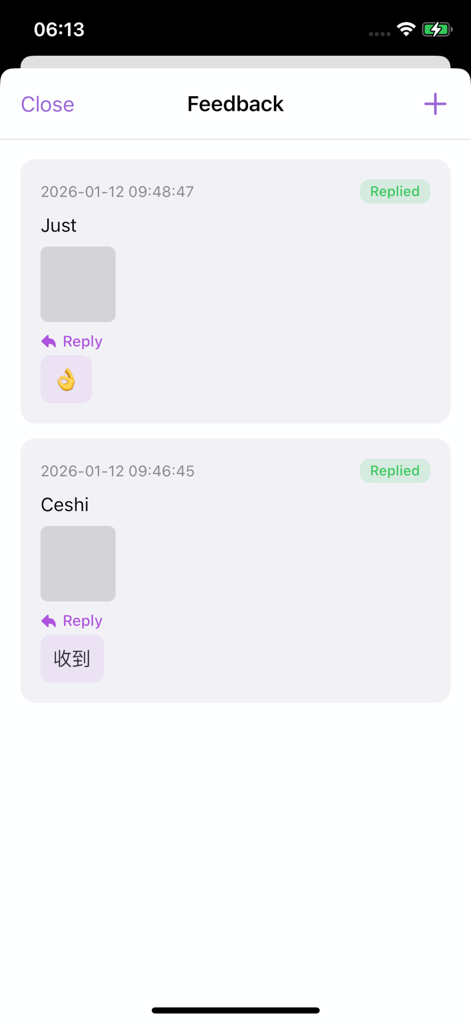 AI.Genie - 사용자 피드백 및 고객 지원 메시지를 위한 AI Genie 앱 인터페이스.