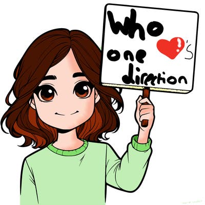 realistic girl holding up a sign