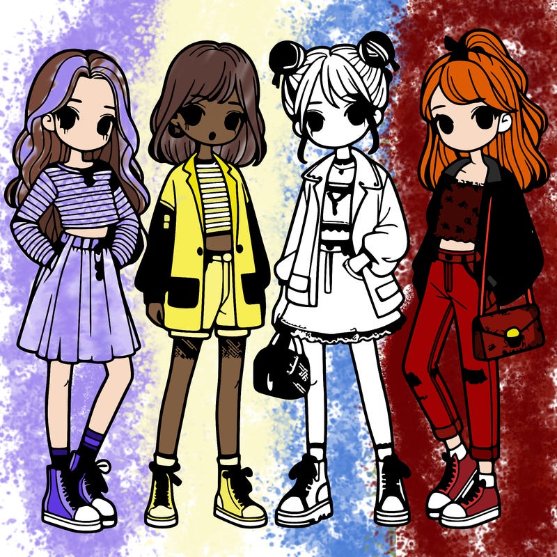 girls with fashion