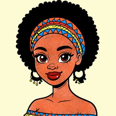 african woman