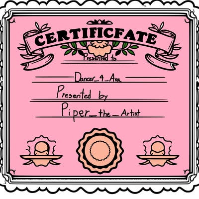 certificate paper