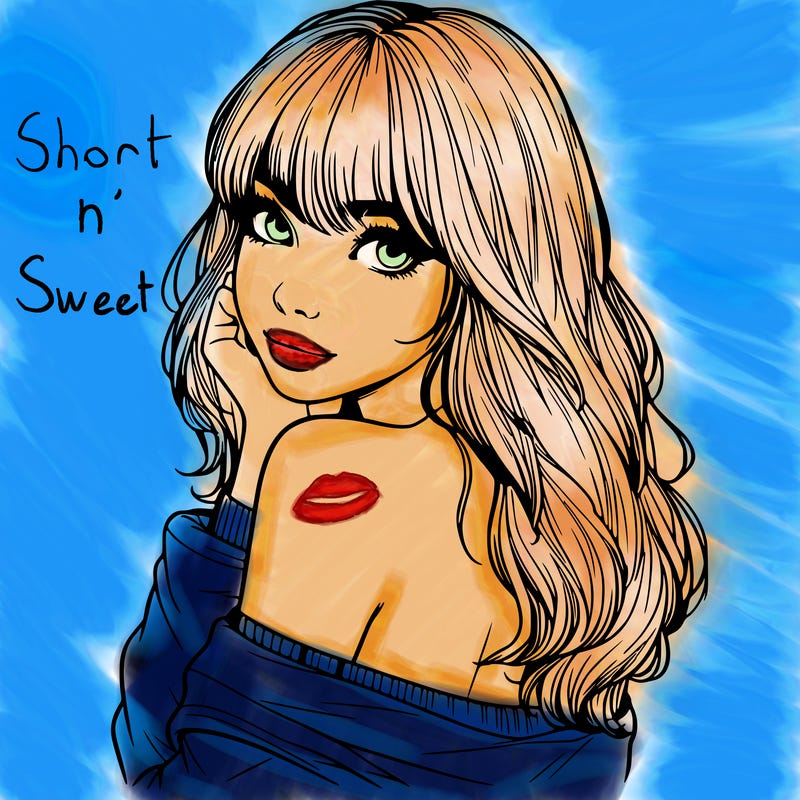 realistic girl with bangs looking over her shoulder