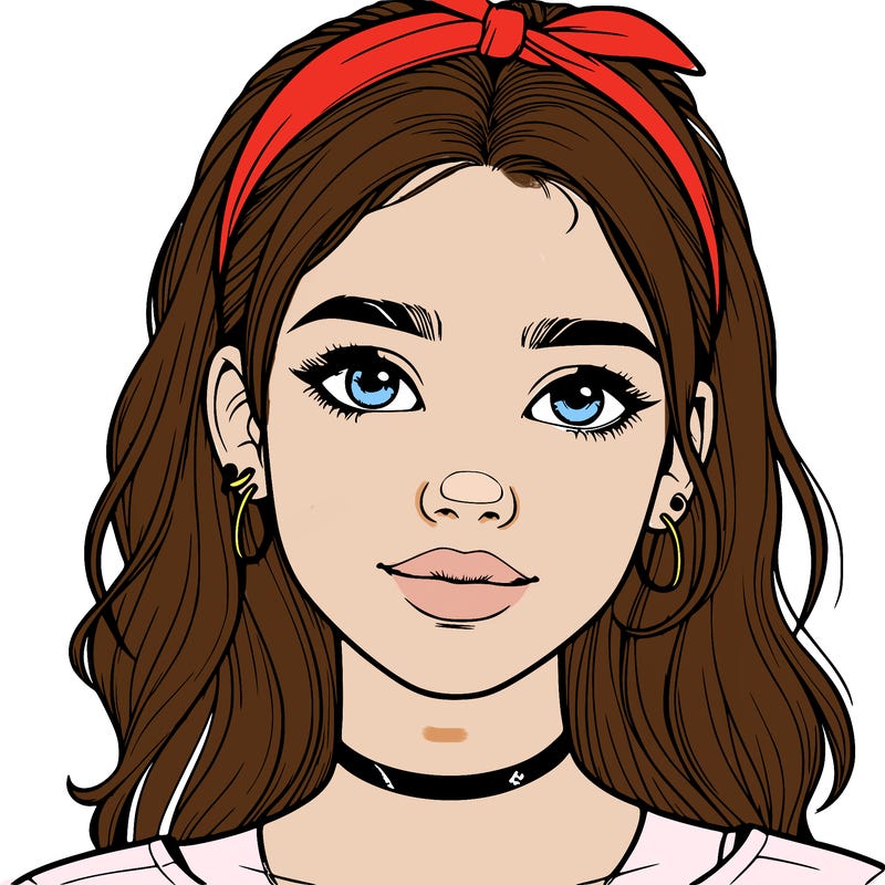 realistic teenage girl