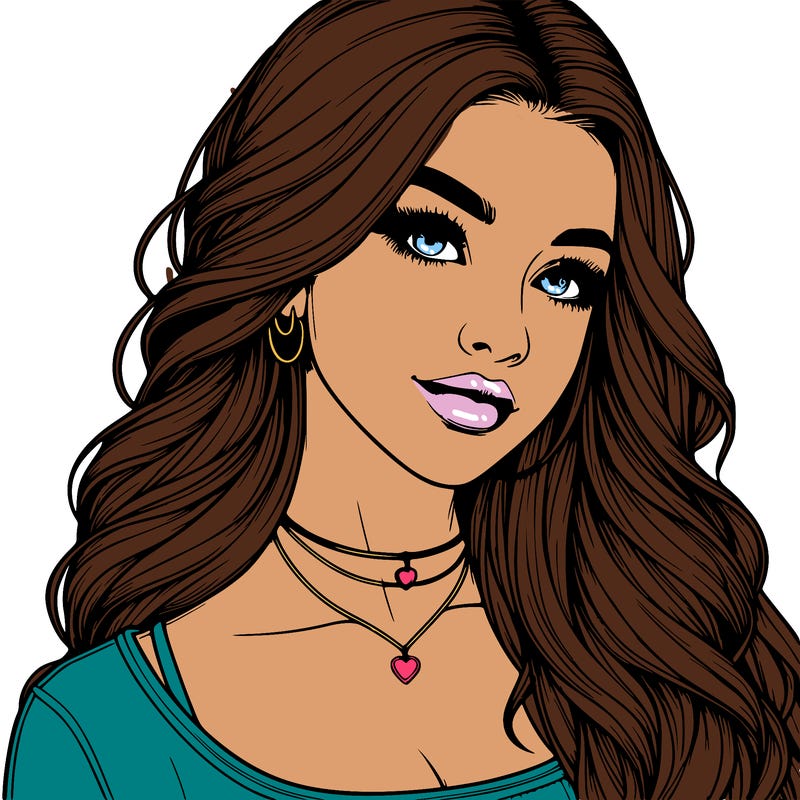 detailed realistic girl