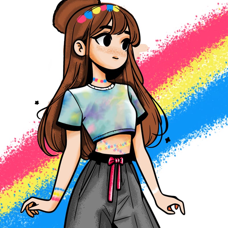 girl in a cute crop top