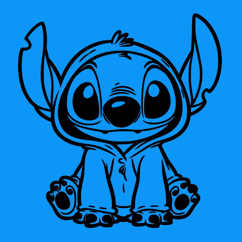 stitch in a dog costume