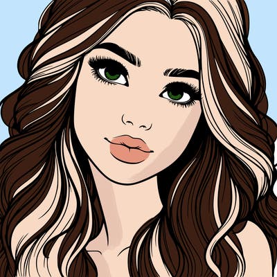 beautiful realistic girl