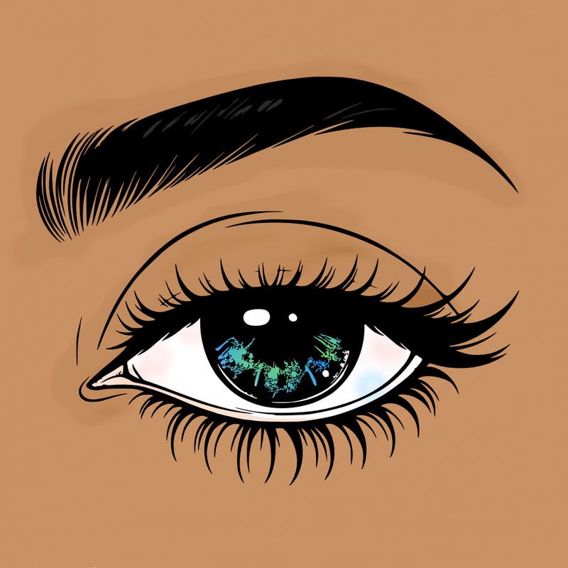 eye closed realistic