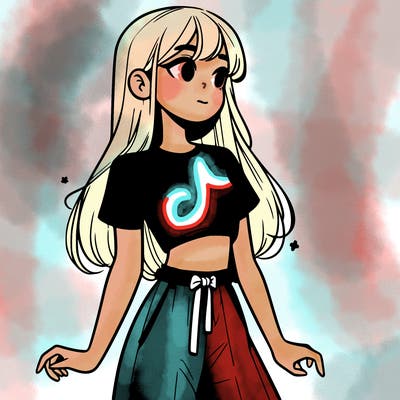 girl in a cute crop top