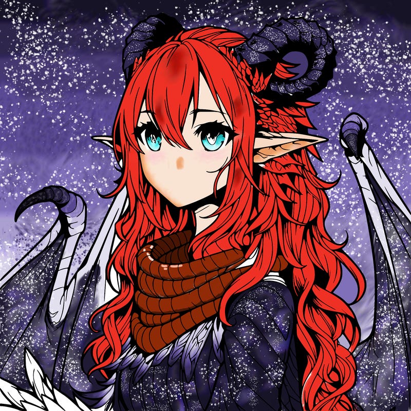 dragon girl realistic fantasy