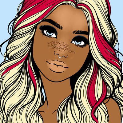 beautiful realistic girl