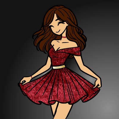 woman in skirt