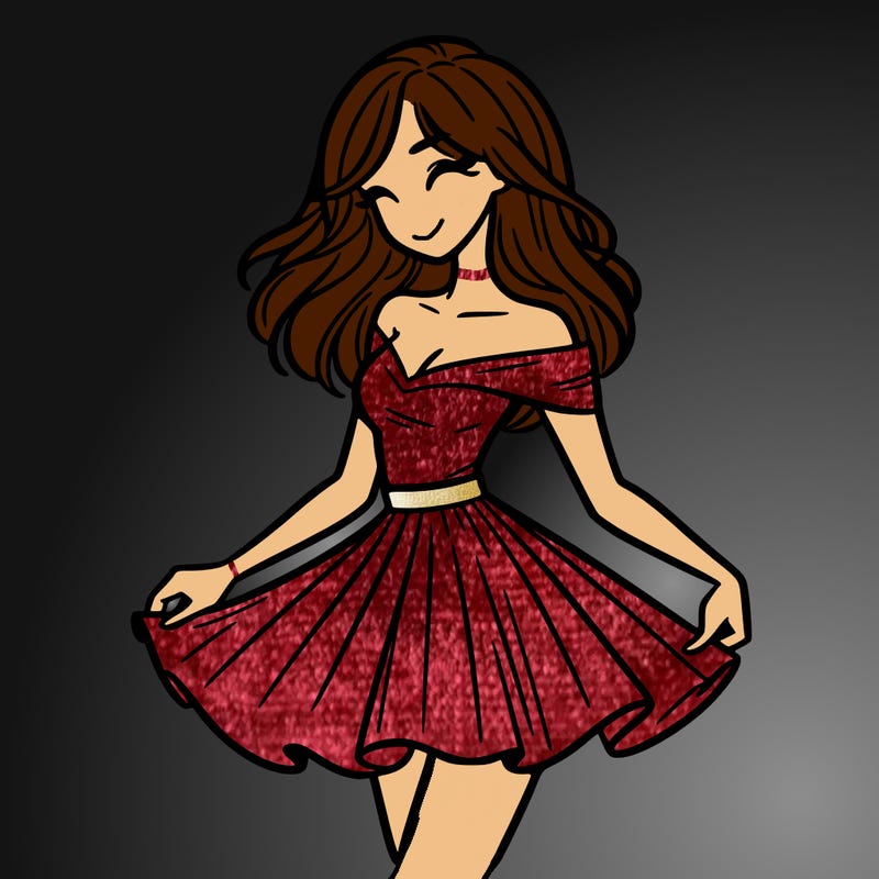woman in skirt