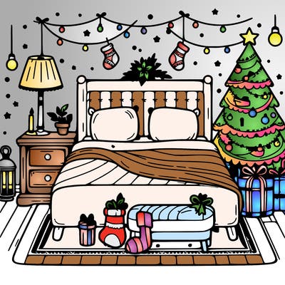 bedroom christmas