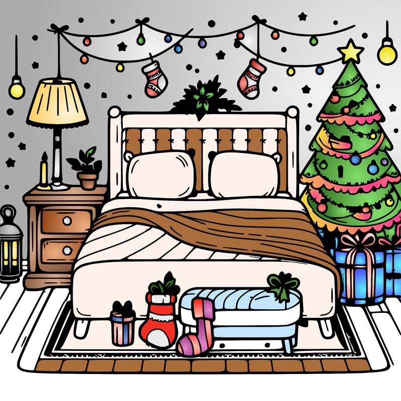 bedroom christmas