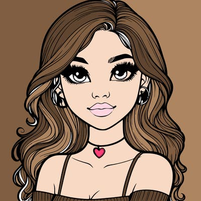 realistic pretty girl