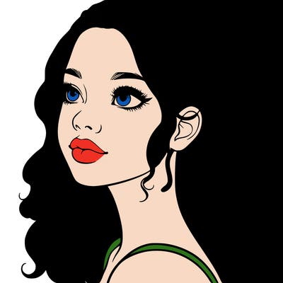 beautiful realistic girl