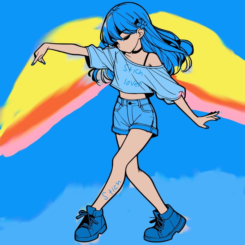 realistic girl danceing