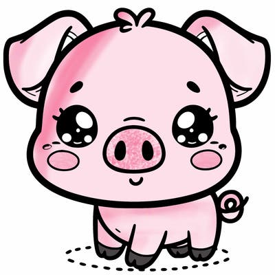 cute pig