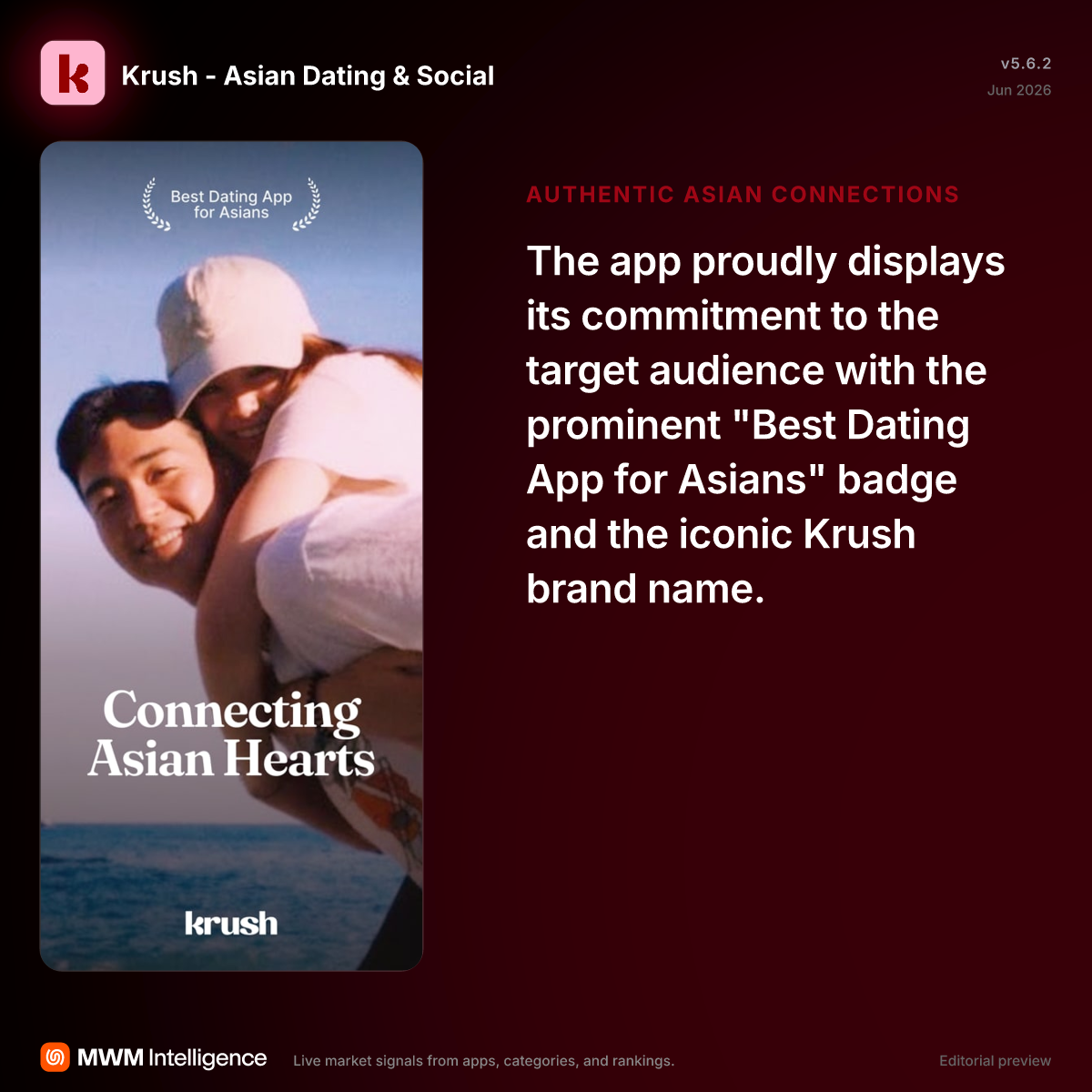 Krush - Asian Dating & Social - Social Networking App | MWM