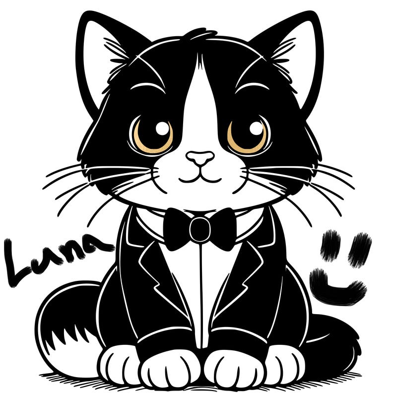 tuxedo cat