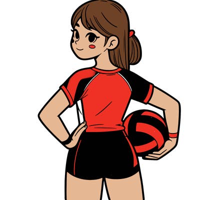volleyball girl