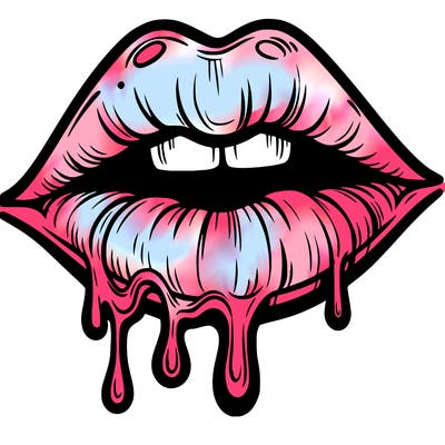 lips that look realistic and drip
