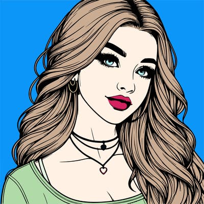 detailed realistic girl