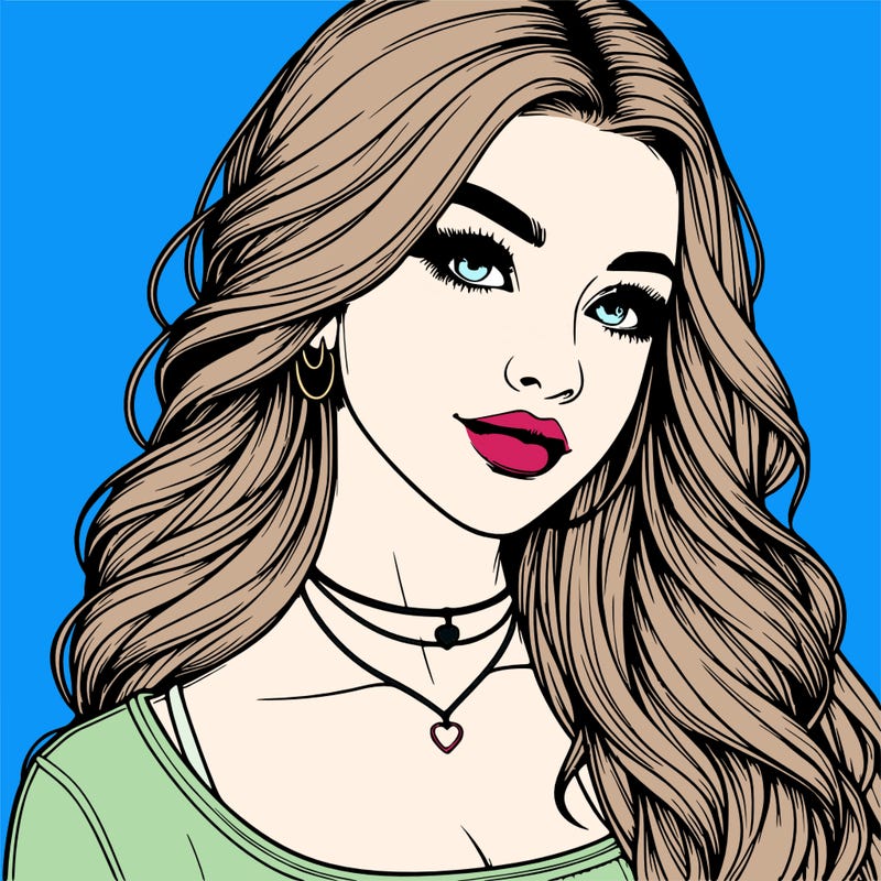 detailed realistic girl